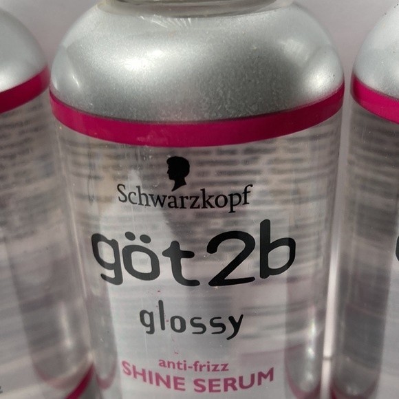 4 got 2 b Glossy Shine Serum DISCONTINUED 4.2oz Anti Frizz Schwarzkopf - Picture 1 of 12